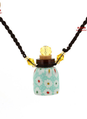 胎毛发小纸条全包软陶精油瓶