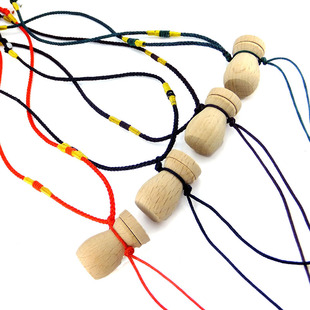 精油小木瓶闻香瓶吊坠女随身香薰扩香瓶精油瓶项链香水木瓶毛衣链