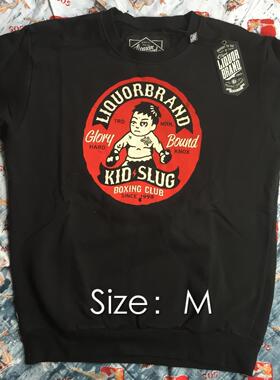 【砸窑儿】LIQUOR BRAND正品加绒卫衣纹身简约欧美男女同款卫衣
