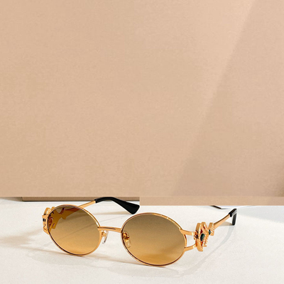 时尚新款太阳眼镜高品质高质感百搭遮阳潮大气1818LU圆框金属