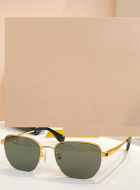 时尚新款太阳眼镜高品质高质感百搭遮阳潮大气40197U金属小框
