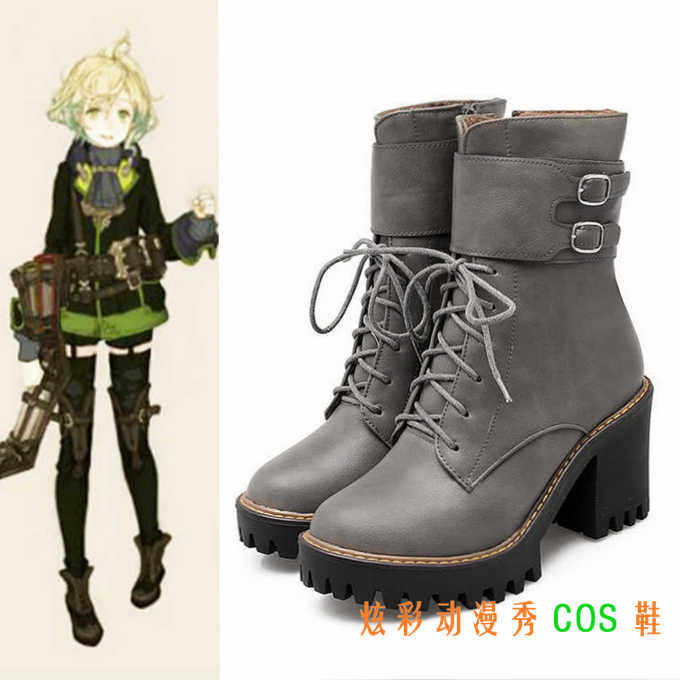 手游◆sinoalice 依存 死亡爱丽丝cos鞋 匹诺曹cosplay靴子鞋