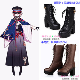◆蔷薇少女15周年大正浪漫和服苍星石cos鞋翠星石大正风cos鞋靴子