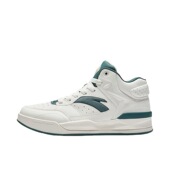 皮面运动鞋 安踏4克拉高帮板鞋 112448031 复古经典 增高男鞋 夏季 新款