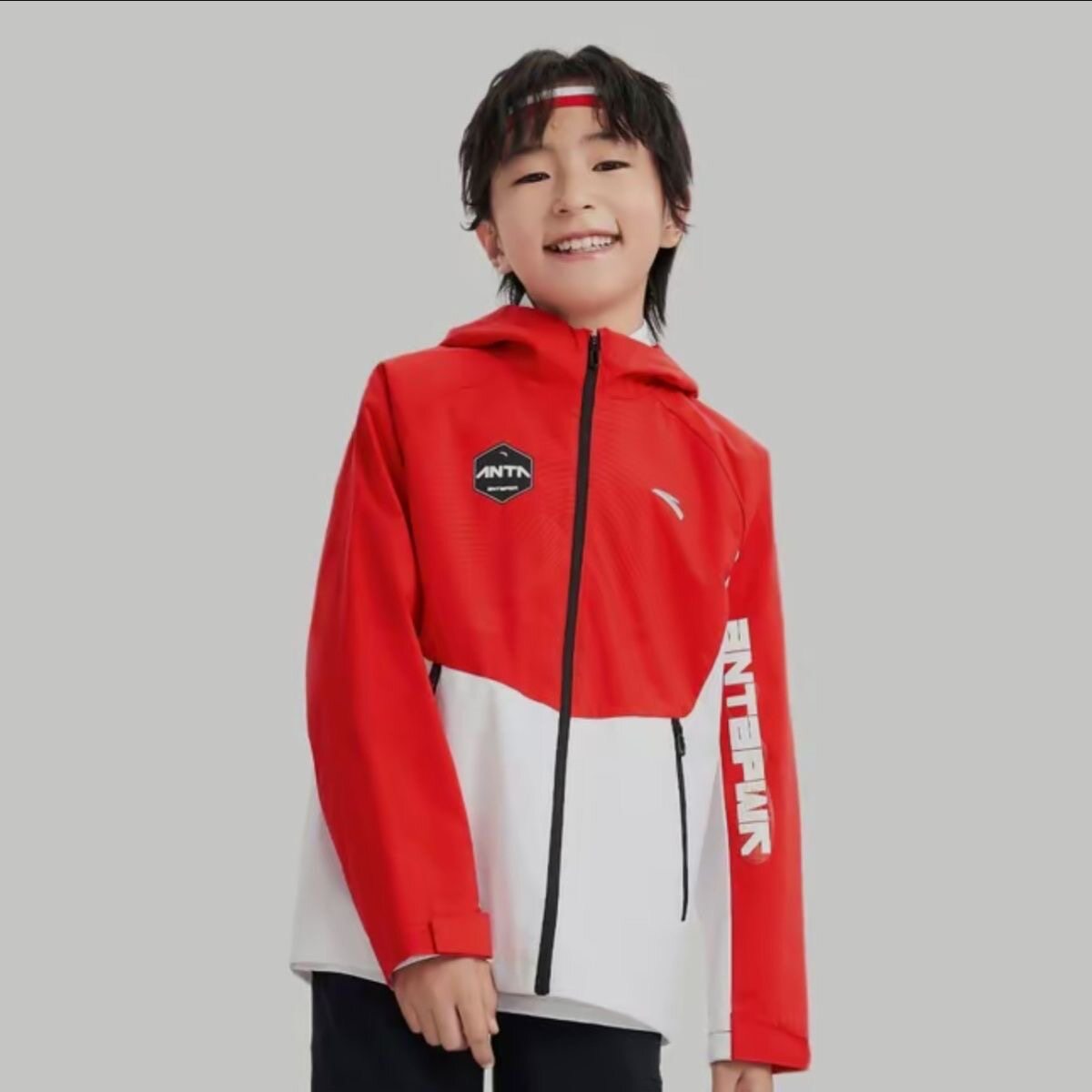 安踏儿童 2024年春秋款风雨甲男大童薄外套梭织运动上衣352437602图片