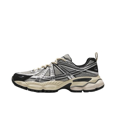 【王一博同款】安踏冠军AG-G02丨男女透气复古老爹鞋122438808A