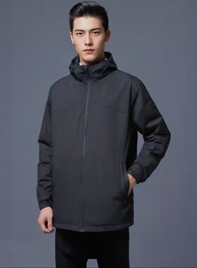 安踏 男装专柜正品2024冬 综训运动三合一羽绒冲锋衣152447632N