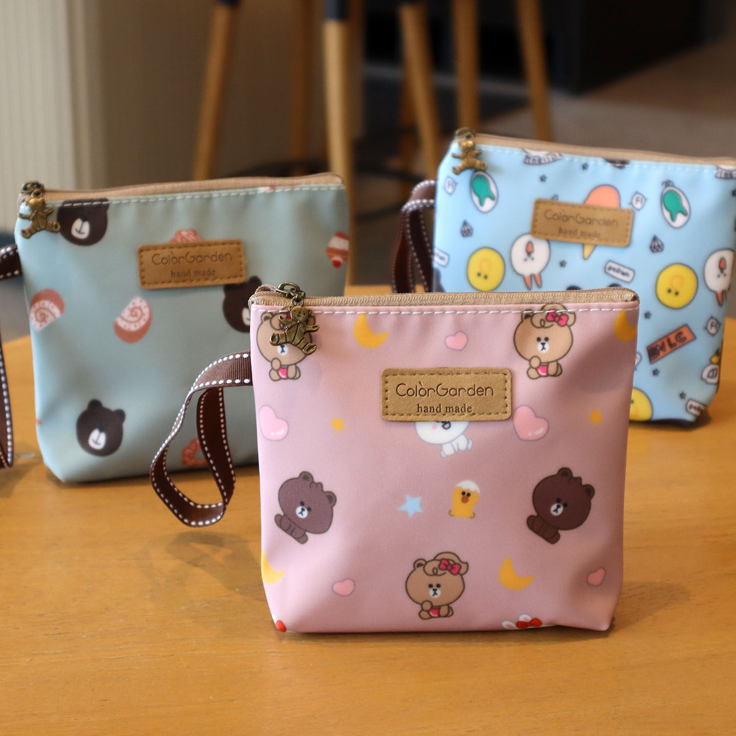 可爱小熊卡通防水牛津布零钱包卫生巾卫生棉化妆包收纳包姨妈巾包,箱包皮具/热销女包/男包,钱包,淘宝优惠券,粉丝福利购,淘宝优惠卷