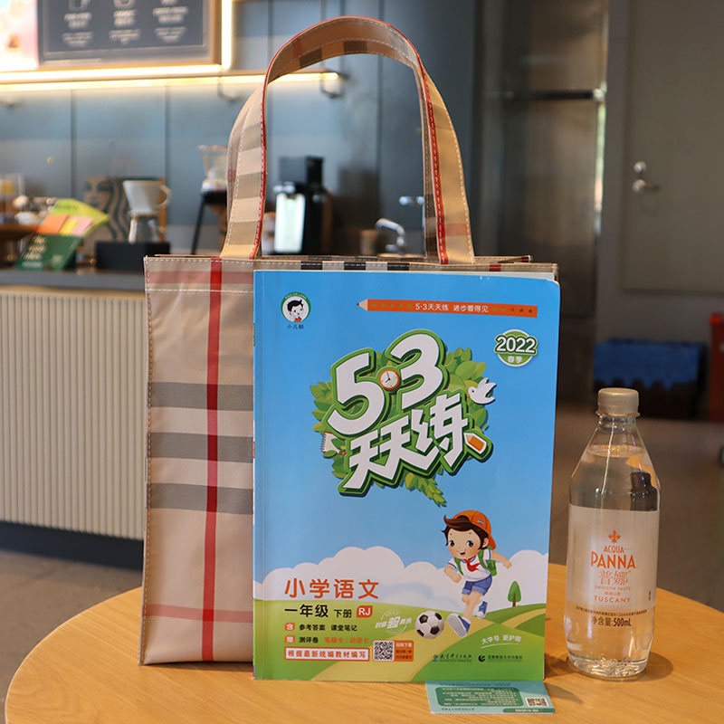 经典款时尚格子防水手提包女外出手提袋子妈咪包学生便当包饭盒袋