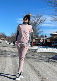 现加拿大代购Warm Down Jogger 28 保暖休闲运动长裤