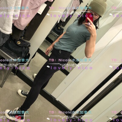 现货精选加拿大露露 Invigorate HR Tight 25高腰二侧口袋打底裤