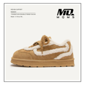 MQMS小众设计款 靴子 户外保暖短筒休闲雪地靴男女同款 加绒棉鞋 冬季