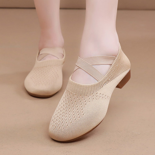 透气舞诗雅舞蹈鞋软底教师鞋