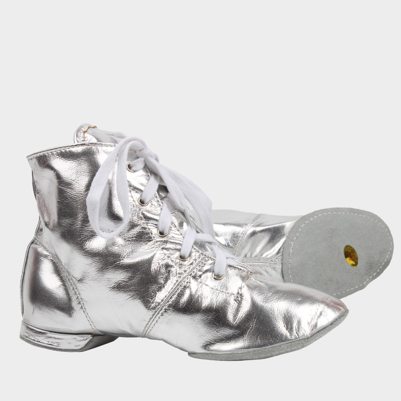 爵士舞鞋女高帮靴教师软底功能性舞蹈鞋男练功舞鞋表演帆布舞蹈鞋