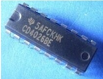 【全新原装】CD4026 CD4026BE 直插16脚 十进制计数/分频器IC芯片