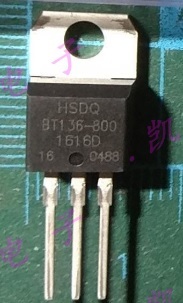 800 直插 全新原装 220封装 器件 BT136 电子元 双向可控硅