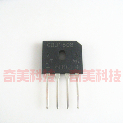 【全新原装】GBU1508 4脚 整流桥堆 扁桥 电子元器件 15A 800V