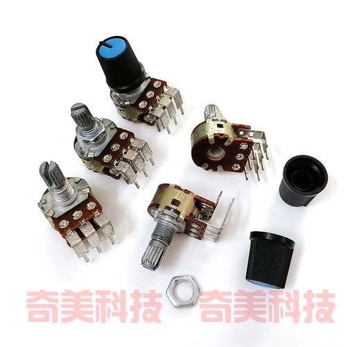 立式电位器6脚100K柄长15MM