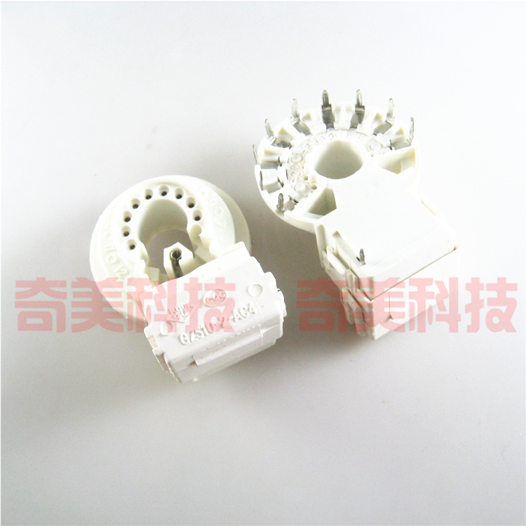 【全新】歪九脚电视机管座 GZS10-2-AC4  Y9脚 彩电显像管尾插座