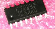 【全新原装】FTC334B FTC334 贴片16脚 电容式触摸按键处理IC芯片