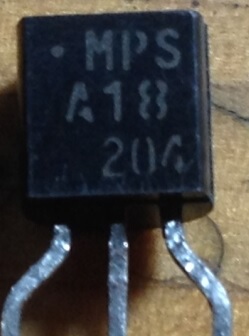 【原装拆机】MPSA18 A18 直插 音频三极管 MOS场效应管 TO-92封装