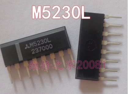 【全新原装】M5230L 集成电路 IC芯片 电子元器件 单列SIP-8脚