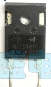 【原装拆机】MM30F060B 快恢复二极管 电子元器件 TO-247-2脚封装