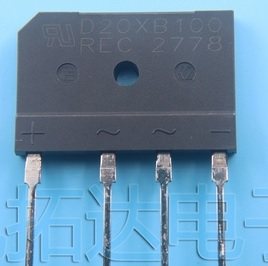 【全新原装】D20XB100 D20SB100 电磁炉整流桥堆 20A 1000V 扁桥