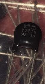 【全新】压敏电阻 05D-221K 5D221K V221U 电阻器 220V 电子元件