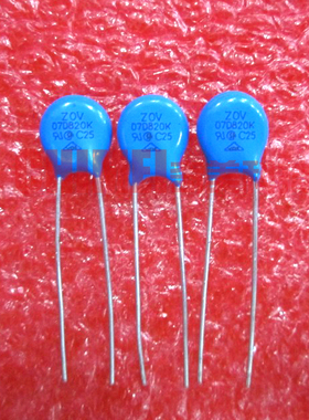 【全新原装】压敏电阻 07D820K 7D820K 07D-820K 7D-820K 电阻器
