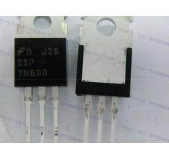 【原装拆机】7N60 SSP7N60B 铁头 金属头 MOS场效应管 TO-220封装