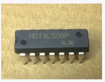 【全新原装】HD74LS08P 74LS08 直插14脚 四路2输入与门 逻辑芯片