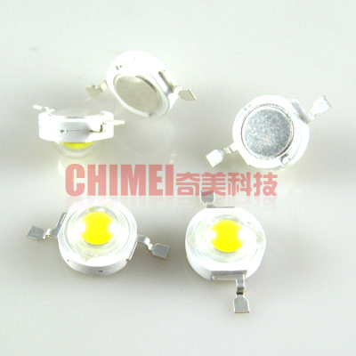【全新】白色光 3W 3瓦 LED发光灯珠 180－200LM 粗四金线45MIL