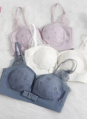 梧桐花开清韵可拆小圆杯抹胸款文胸罩透气舒适无钢圈内衣HN20811