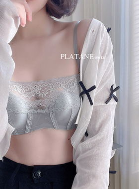 梧桐本色内衣正品悦昕系列超薄抹胸水晶杯大胸显小文胸WN22127