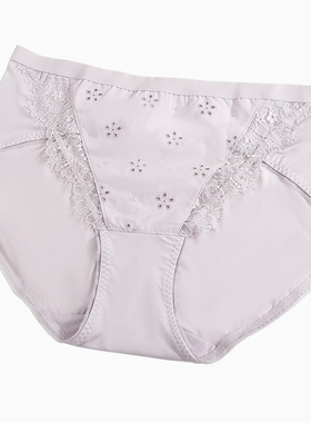 梧桐花开清韵20811/20812包臀纯棉三角舒适中腰配套女内裤HK20813