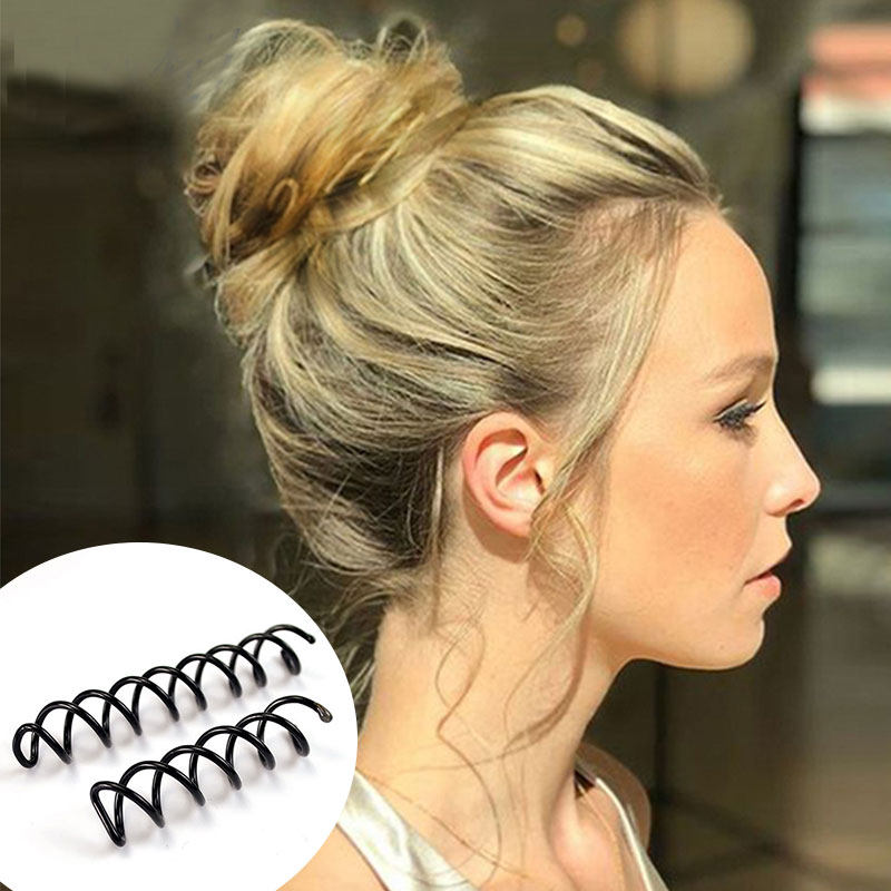 u型夹盘头发的饰品盘发器造型器百变蓬松公主头懒人淑女螺旋夹