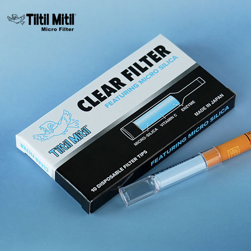 Tiltil Mitil青鸟烟嘴新款日本原装进口一次性烟嘴过滤器香烟滤嘴