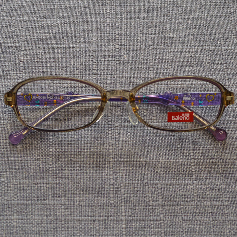 baleno班尼路眼镜框儿童近视镜架青少年超轻时尚舒适圆框ba40066