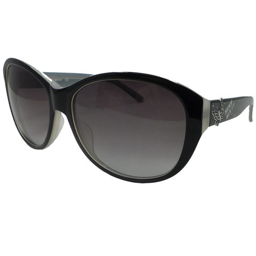 Miss sixty式時太阳镜明星款防紫外线眼镜蝴蝶装饰淑女黑超墨镜