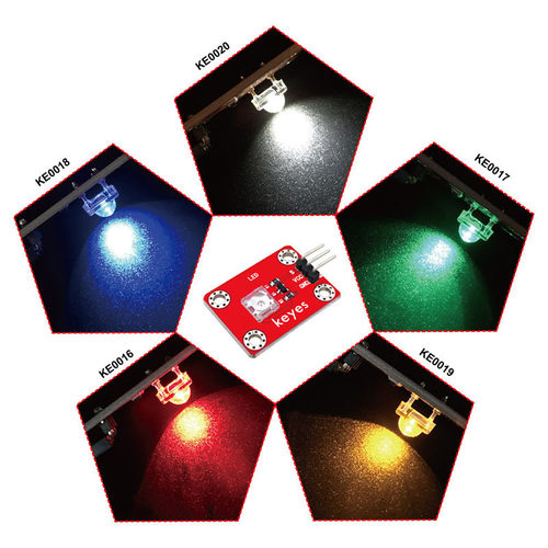 arduino食人鱼led发光传感器模块