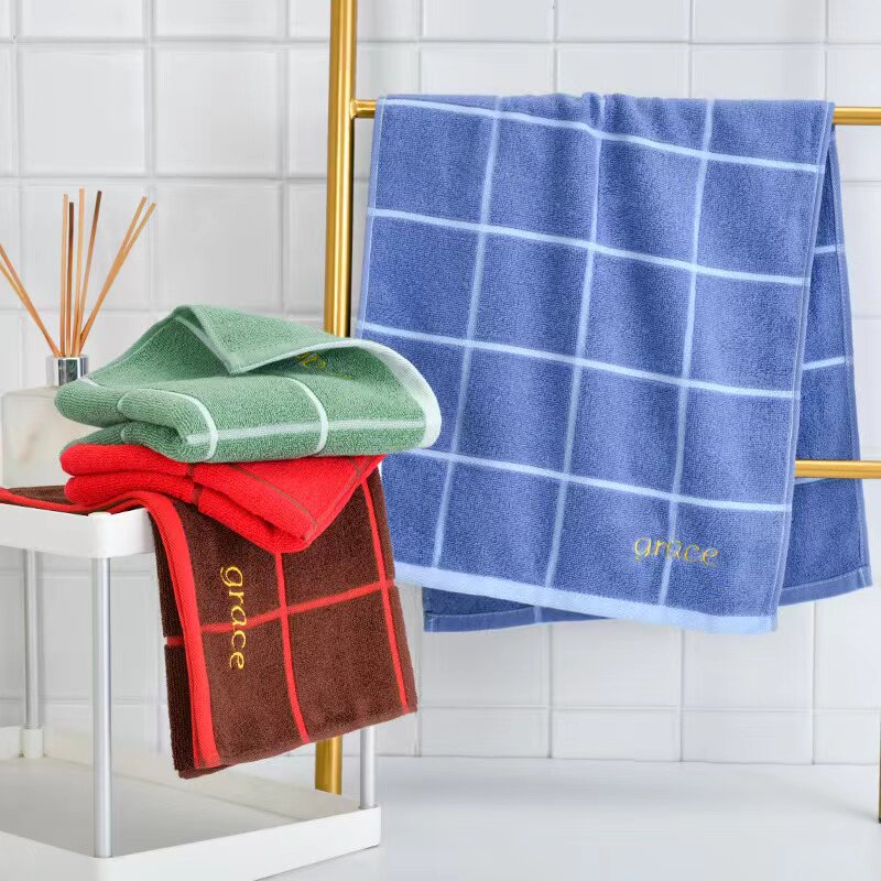 洁丽雅纯棉毛巾 全棉情侣毛巾4条舒适吸水成人家用洗脸巾面巾婚庆