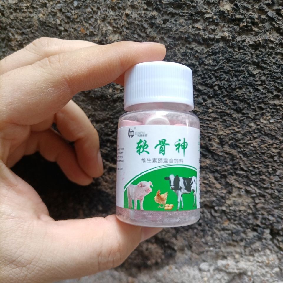 60片价软骨神宠物狗牛羊犬补钙维生素A.D2.D3磷酸氢钙