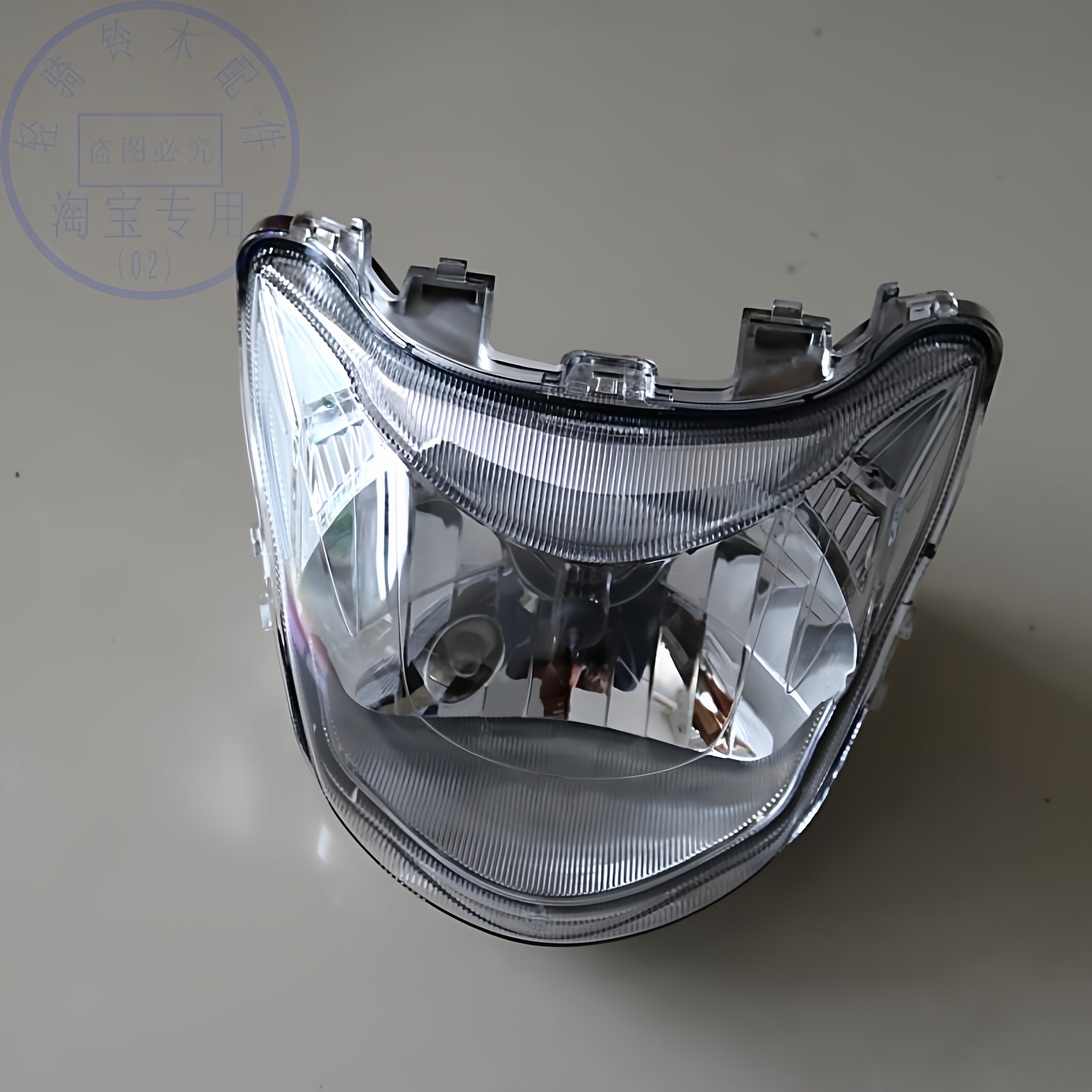 适用铃木胜歌QS110-2A前大灯弯梁摩托车QS110-3前照灯照明灯头灯