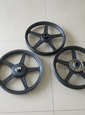 适用铃木骏驰GT125X轮圈摩托前轮毂QS125-5G/H后轮毂黑灰色铝轮锅