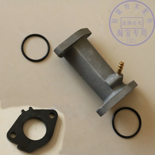 铃木悍骏化油器前接口进气管接头