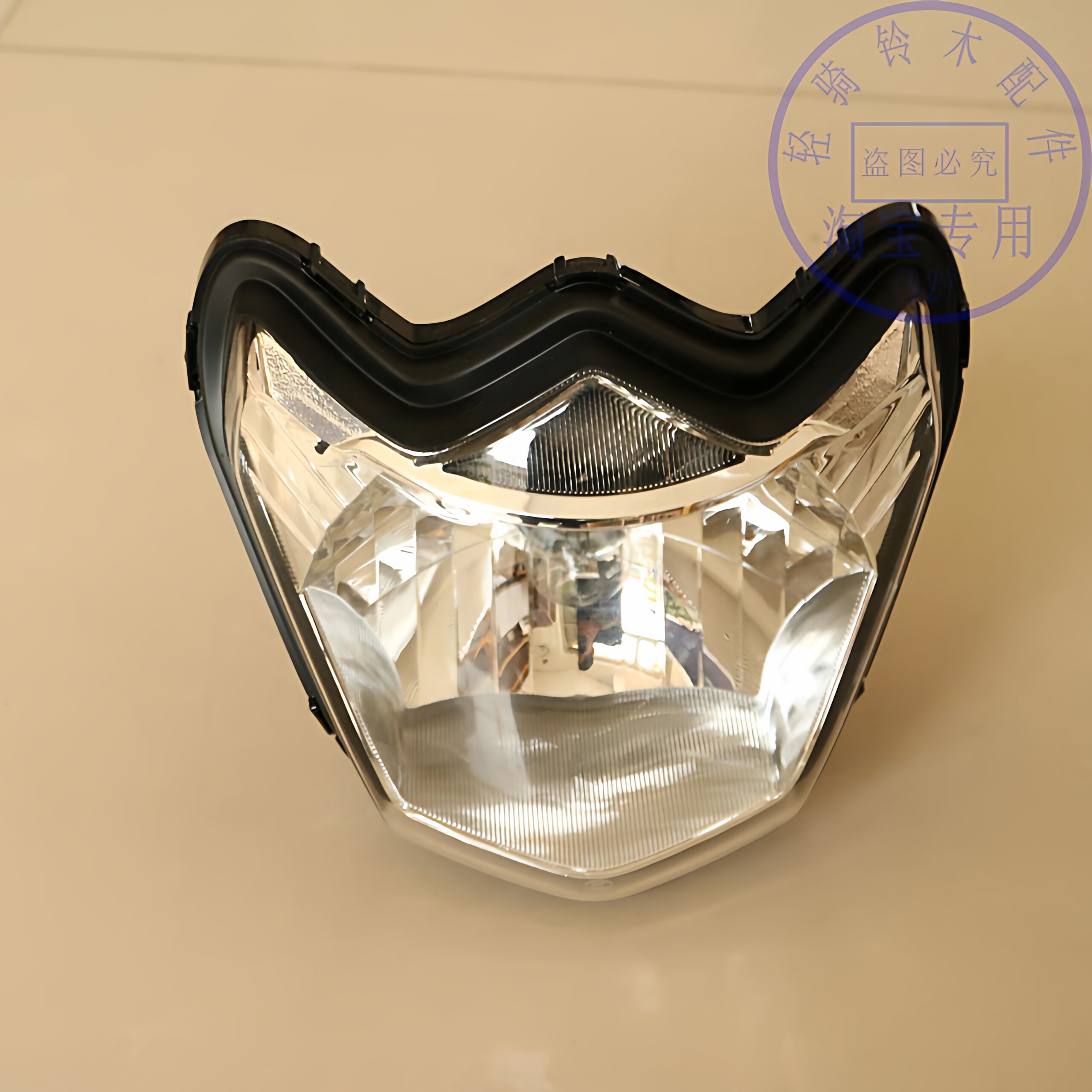 适用铃木骏驰GT125X前大灯摩托车配件QS125-5G前照灯防雾车大灯