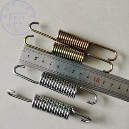 适用轻骑铃木UU125T-2侧支架弹簧斜撑簧踏板摩托车UY125T大撑弹簧