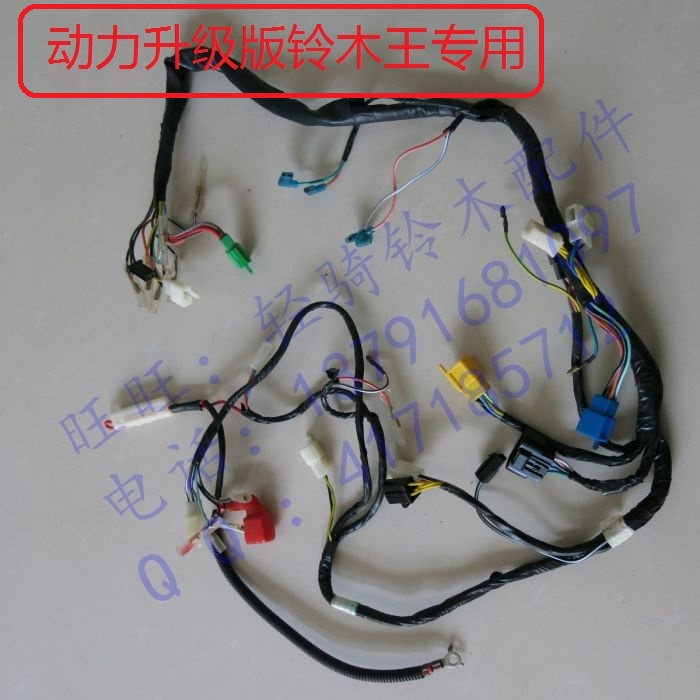 轻骑铃木王GS125全车线路大线