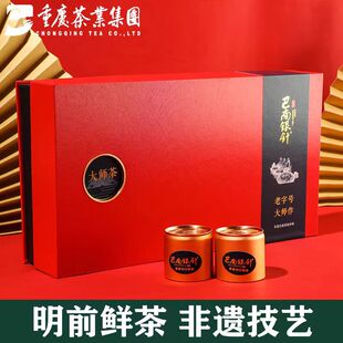 明前新茶 巴南银针大师茶小罐包装雨水150g 绿茶明前高山一芽一叶